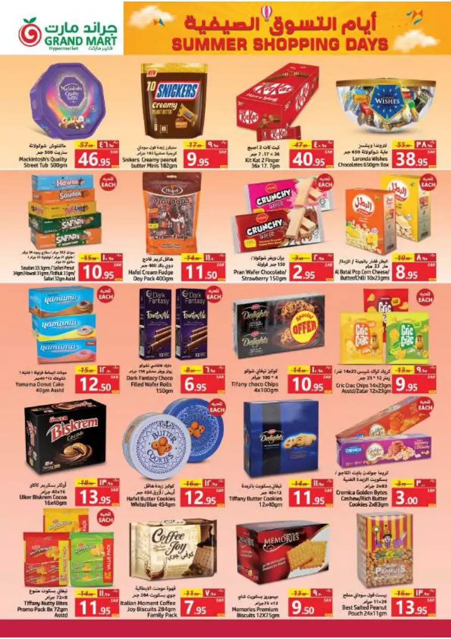 summer shopping days 12 july - grand mart